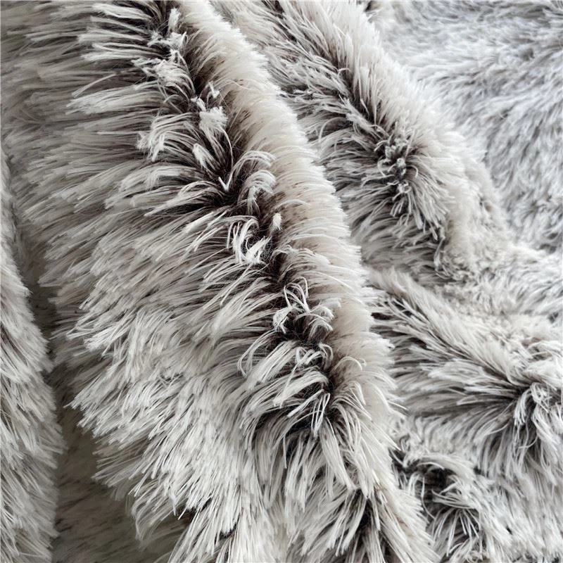 Long pile PV plush fabric