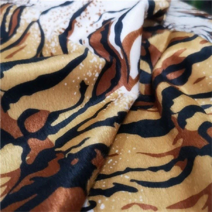 Leopard Velvet Upholstery Fabric