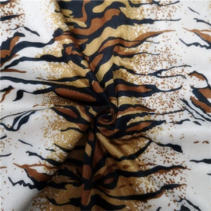 Leopard Velvet Upholstery Fabric