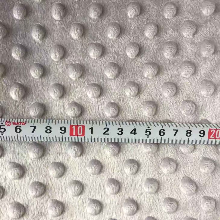 Light Grey Dimple Fleece Fabric