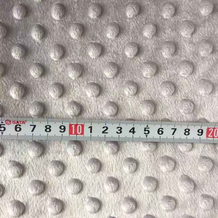Light Grey Dimple Fleece Fabric