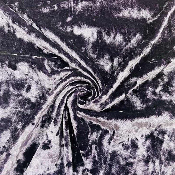 Crushed Stretch Velvet Fabric