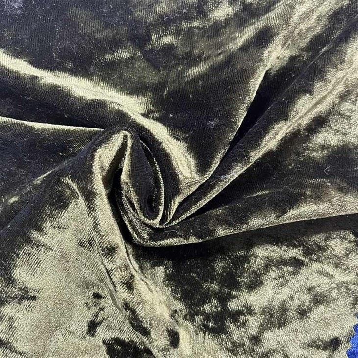 Crushed Stretch Velvet Fabric